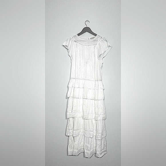 Banana Republic Selene Embroidered Midi Dress - Picture 6 of 8